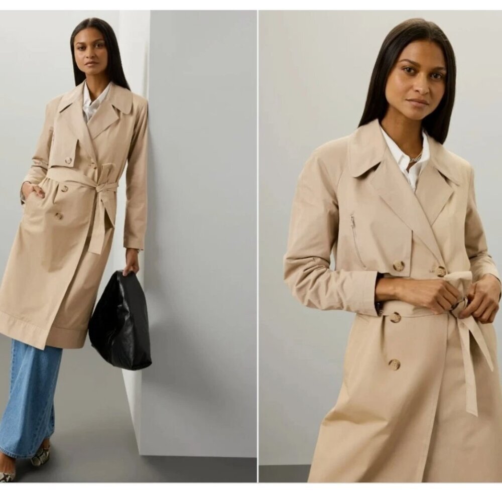 Samantha Sipos Tan Trench Coat‎
